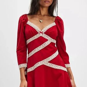 Free People Tennley Corduroy Mini Dress Size S
